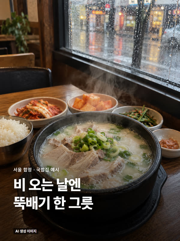 식당 예시 인스타 1번째 장